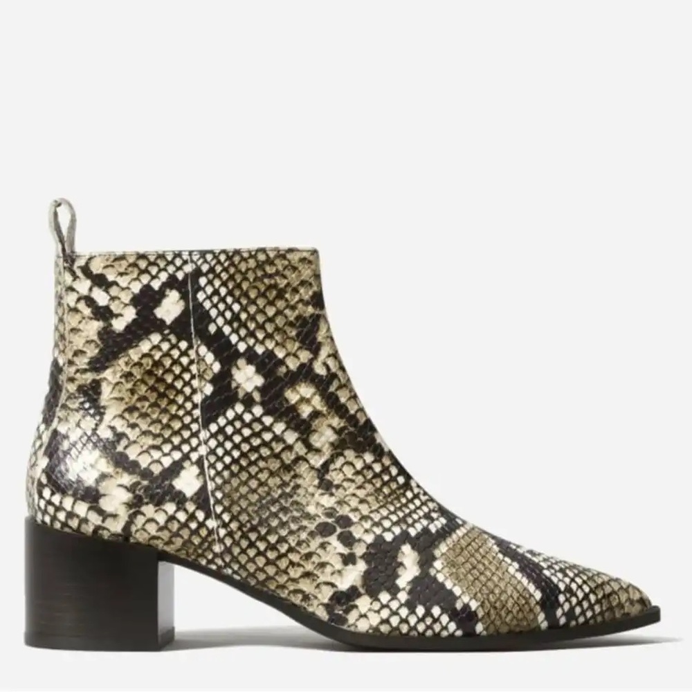 Everlane Boss Boot Snake Print